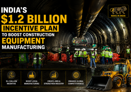 $1.2 Billion Incentive Plan to Boost Construction Equipment Manufacturing