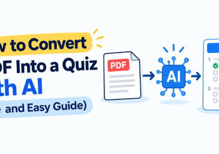 How to Convert a Pdf into a quiz