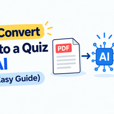 How to Convert a Pdf into a quiz